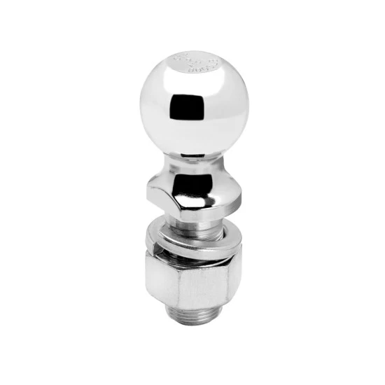 63899 Draw-Tite Trailer Hitch Ball 2 inch Diameter 8000 lbs. Capacity Chrome Packaged Trailer Hitch Ball 2" x 1-1/4" x 2-3/4" 8000 lbs. Chrome Tow Ball