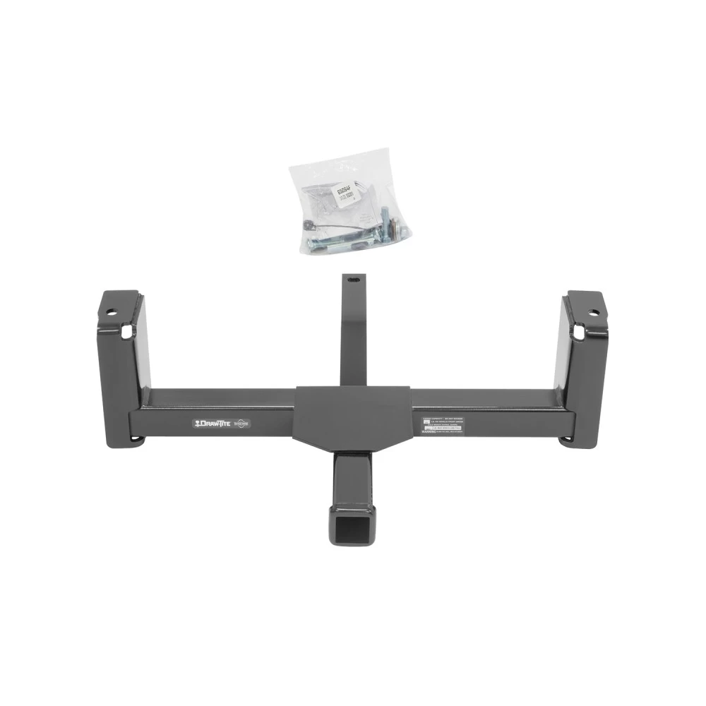 Front Mount Trailer Tow Hitch For 14-20 Chevy Silverado GMC Sierra 1500 Suburban Tahoe Yukon w/ J-Pin Anti-Rattle Lock