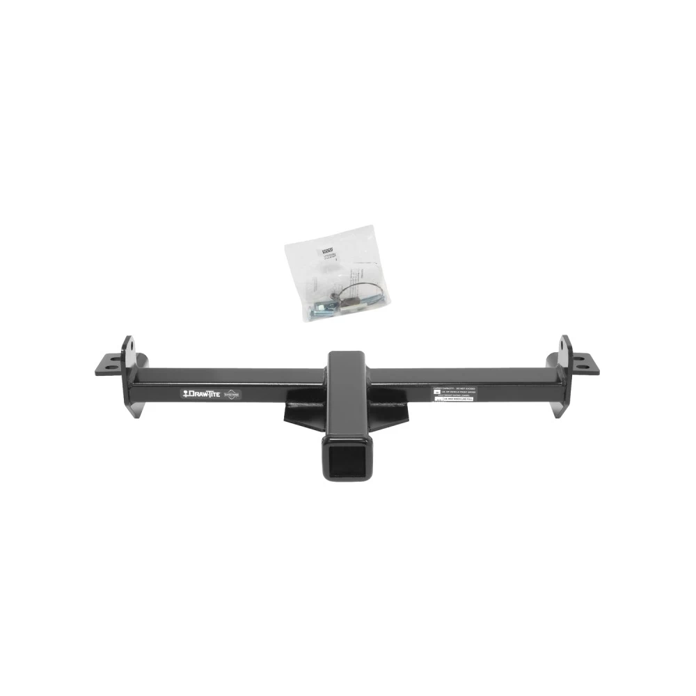 Front Mount Trailer Tow Hitch For Draw-Tite Front Mount Trailer Hitch For 11-19 Chevy Silverado GMC Sierra 2500 HD 3500 HD All Models w/ J-Pin Anti-Rattle Lock