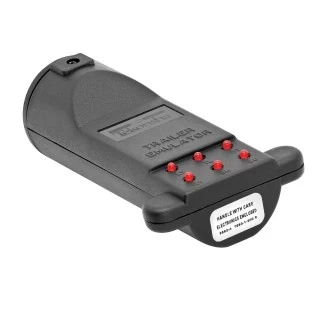6562 Tekonsha 7-Way Blade Trailer Wiring Tester and Trailer Emulator w/LED Display 7-Way RV Round Tow Plug Harness Blade Tester and Trailer Emulator w/LED Display