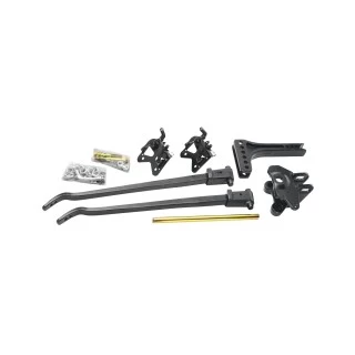 66542 Reese Weight Distribution Trailer Hitch Kit 12000 lbs. Capacity Shank Included Reese 12K Trailer Weight Distribution Hitch Trunnion Spring Bars Adjustable Shank, 1,200 lbs TW, Brackets, Hardware Travel Trailer Load Equilizing Hitch