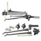 66542 Reese Weight Distribution Trailer Hitch Kit 12000 lbs. Capacity Shank Included Reese 12K Trailer Weight Distribution Hitch Trunnion Spring Bars Adjustable Shank, 1,200 lbs TW, Brackets, Hardware Travel Trailer Load Equilizing Hitch