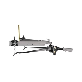 66542 Reese Weight Distribution Trailer Hitch Kit 12000 lbs. Capacity Shank Included Reese 12K Trailer Weight Distribution Hitch Trunnion Spring Bars Adjustable Shank, 1,200 lbs TW, Brackets, Hardware Travel Trailer Load Equilizing Hitch