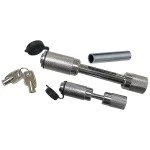 Reese Chrome Trailer Tow Hitch Receiver Pin and Coupler Tongue Combo Lock Barrel Style w/ 2 Keys For Use with Class 1 2 3 and 4 Hitches