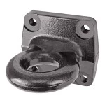Reese Trailer Tow Hitch Lunette Ring Loop Eye 42,000 Lbs. 2-1/2" Diameter Flat Plate Mount Heavy Duty