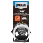 Reese 1-7/8" 2,000 lbs InterLock Trailer Hitch Tow Ball 3/4" Shank Diameter x 1-1/2" Shank Length