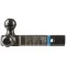 Reese Heavy Duty Triple Ball Trailer Hitch Ball Mount Fits 2" Tow Receiver 1-7/8" 2" and 2-5/16" Balls Black