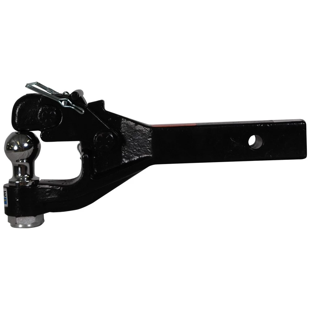 7024000 Reese Towpower Pintle Hook & Ball Combination Fits 2 inch Receiver 12000 lbs. Capacity Hook 1-7/8 inch Ball 2000 lbs. Capacity Ball Reese 12,000 Lbs 2" Receiver Mount 12K Pintle Hook w/ 1-7/8" Trailer Tow Hitch Ball Heavy Duty