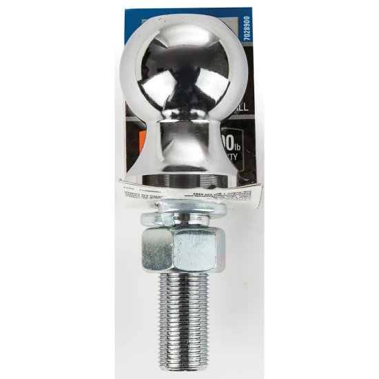 7028900 Reese Towpower Trailer Hitch Ball 1-7/8 inch Diameter 2000 lbs. Capacity Chrome Reese 1-7/8" 2,000 lbs Trailer Hitch Tow Ball 3/4" Shank Diameter x 2-3/8" Shank Length Solid Steel Chrome