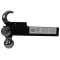 Reese Triple Ball Trailer Hitch Ball Mount w/ Tow Hook Fits 2" Tow Receiver 1-7/8" 2" and 2-5/16" Balls Chrome