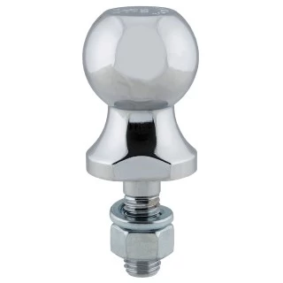 7036800 Reese Towpower Trailer Hitch Ball 1-7/8 inch Diameter 2000 lbs. Capacity Chrome Reese Lawn Tractor 1-7/8" 2,000 lbs Trailer Hitch Tow Ball 5/8" Shank Diameter x 1-3/4" Shank Length Chrome