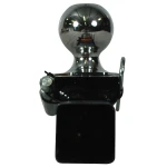 Reese Interlock Class 2 Trailer Tow Starter Kit 1/1/4" Drop 3/4" Rise w/ 2 Inch Chrome Towing Ball 3,500 Lbs Fits 1-1/4" Hitch Opening
