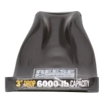 Reese 6,000 lbs OEM Black Carbon Forged Trailer Hitch Ball Mount Fits 2" Tow Receiver 3" Drop 1-1/2" Rise 1" Ball Hole InterLock
