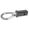 Universal Vehicle Recovering Tow Ring Loop Eye Fits 2 In Hitch Receiver 360 Degree Rotation 180 Degree Pivot Off-Road Only
