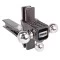7068900 Reese Towpower Adjustable Trailer Hitch Ball Mount 14000 lbs. Capacity Heavy Duty Fits 2 inch Receiver 4-3/4 inch Drop Black Reese Rotating Triple Trailer Hitch Ball Mount w/ Step Fits 2" Tow Receiver 1-7/8" 2" and 2-5/16" Balls