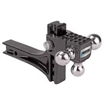 7068900 Reese Towpower Adjustable Trailer Hitch Ball Mount 14000 lbs. Capacity Heavy Duty Fits 2 inch Receiver 4-3/4 inch Drop Black Reese Rotating Triple Trailer Hitch Ball Mount w/ Step Fits 2" Tow Receiver 1-7/8" 2" and 2-5/16" Balls