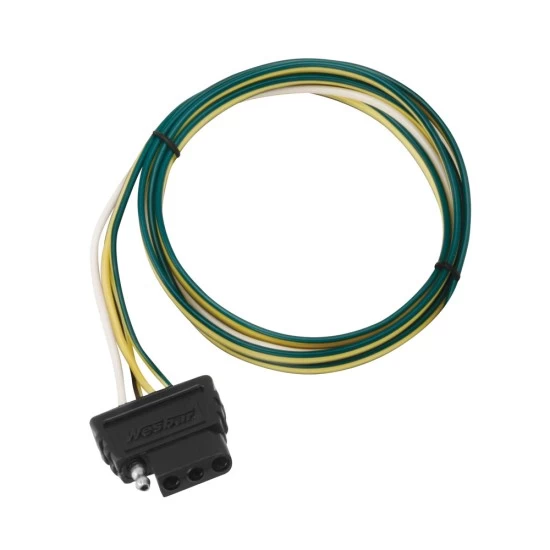 707272 4-Flat Wiring Harness Tow Plug Kit Car End Connector 72" Long 72" Ground (Includes Wire Taps) 4-Flat Wiring Harness Tow Plug Kit Car End Connector 72" Long, 72" Ground (Includes Wire Taps)