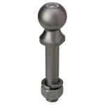 7090000 Reese Tactical Trailer Hitch Ball 2 inch Diameter 7500 lbs. Capacity Pewter Reese 2" 7,500 lbs Tactical Trailer Hitch Tow Ball w/ Clevis 1" Shank Diameter x 5" Shank Length