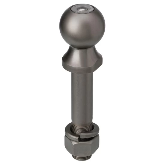 7090000 Reese Tactical Trailer Hitch Ball 2 inch Diameter 7500 lbs. Capacity Pewter Reese 2" 7,500 lbs Tactical Trailer Hitch Tow Ball w/ Clevis 1" Shank Diameter x 5" Shank Length