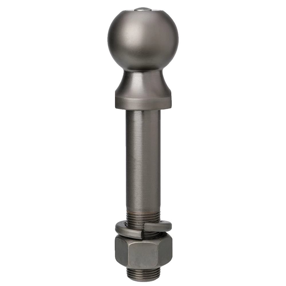 7090000 Reese Tactical Trailer Hitch Ball 2 inch Diameter 7500 lbs. Capacity Pewter Reese 2" 7,500 lbs Tactical Trailer Hitch Tow Ball w/ Clevis 1" Shank Diameter x 5" Shank Length