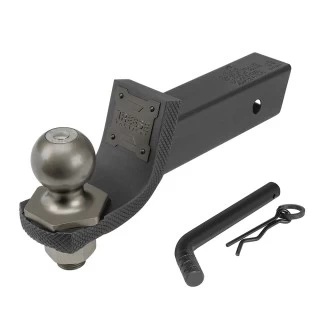 7092400 Reese Interlock Tactical Trailer Hitch Ball Mount Starter Kit 6000 lbs. Capacity Fits 2 inch Receiver 2 inch Drop Matte Black Reese Tactical Interlock Class 3 Trailer Tow Starter Kit 2" Drop 3/4 Inch Rise 2" Towing Ball 6,000 Lbs Fits 2" Hitch Opening