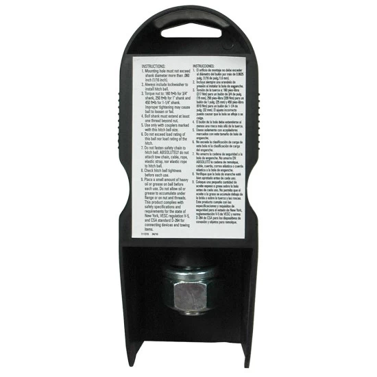 Reese 2" 3,500 lbs InterLock Trailer Hitch Tow Ball 3/4" Shank Diameter x 1-1/2" Shank Length Chrome Packaged