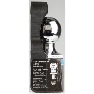 72806 Reese Towpower Interlock Trailer Hitch Ball 2-5/16 inch Diameter 6000 lbs. Capacity Chrome Reese 2-5/16" 6,000 lbs InterLock Trailer Hitch Tow Ball 1" Shank Diameter x 2-1/8" Shank Length Chrome Packaged