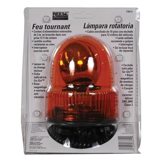 Reese Towpower Rotating Trailer Towing Emergency Warning Light Reese Towpower Rotating Trailer Towing Emergency Warning Light