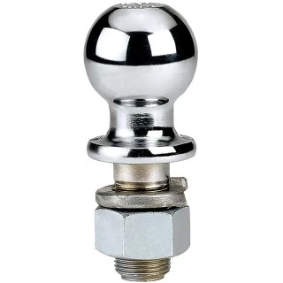 7401020 Reese Towpower Trailer Hitch Ball 2 inch Diameter 6000 lbs. Capacity Chrome Reese Standard 2" 6,000 lbs Trailer Hitch Tow Ball 1" Shank Diameter x 2" Shank Length