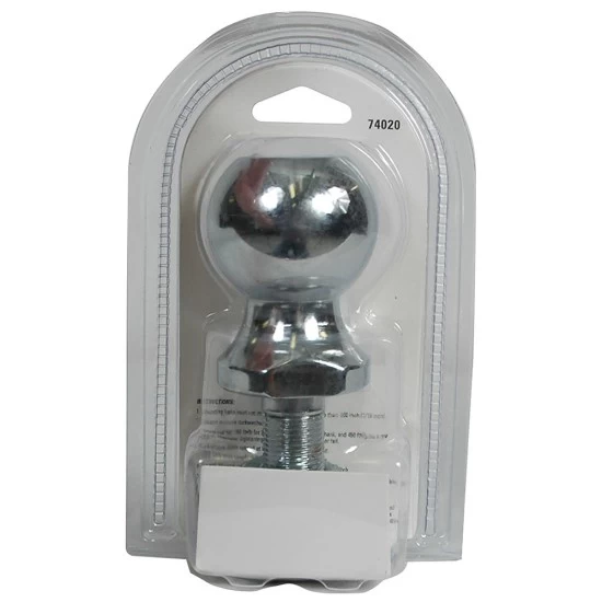 74020 Reese Towpower Trailer Hitch Ball 2 inch Diameter 3500 lbs. Capacity Chrome Reese Standard 2" 3,500 lbs Trailer Hitch Tow Ball 3/4" Shank Diameter x 2-3/8" Shank Length Chrome Packaged