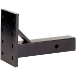 74281 Reese Towpower Pintle Hook Mounting Plate Fits 2 inch Receiver 10000 lbs. Capacity Reese 10K Adjustable Pintle Hook Receiver Fits 2" Trailer Tow Hitch Mount 7-3/4" Length 4 Sets of Holes 12,000 lbs Heavy Duty
