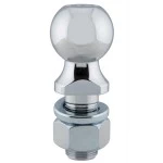 Reese Standard 2-5/16" 10,000 lbs Trailer Hitch Tow Ball 1-1/4" Shank Diameter x 2-1/2" Shank Length Chrome Packaged
