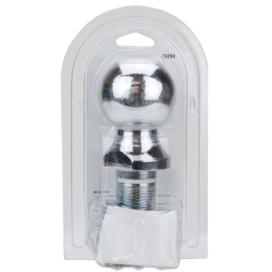 Reese Standard 2-5/16" 10,000 lbs Trailer Hitch Tow Ball 1-1/4" Shank Diameter x 2-1/2" Shank Length Chrome Packaged