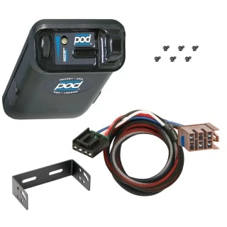 Reese POD Trailer Brake Control for 03-06 Chevy Tahoe GMC Yukon XL 1500 2500 Electric Trailer Brakes Module Box Controller 1-2 Axle