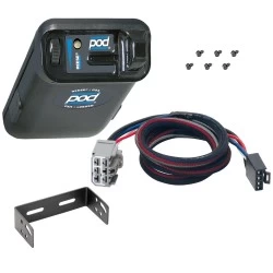 Reese POD Trailer Brake Control For 09-17 Chevy Traverse 24-25 Traverse Limited 05-26 Equinox 08-25 Buick Enclave 07-16 GMC Acadia 2017 Limited 10-25 Terrain 02-10 Saturn Vue 07-10 Outlook Electric Trailer Brakes Module Box Controller 1-2 Axle