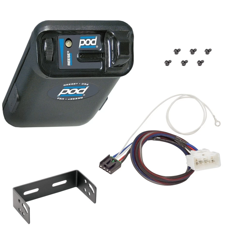 Reese POD Trailer Brake Control For 15-17 Toyota Tundra 16-23 Tacoma Electric Trailer Brakes Module Box Controller 1-2 Axle