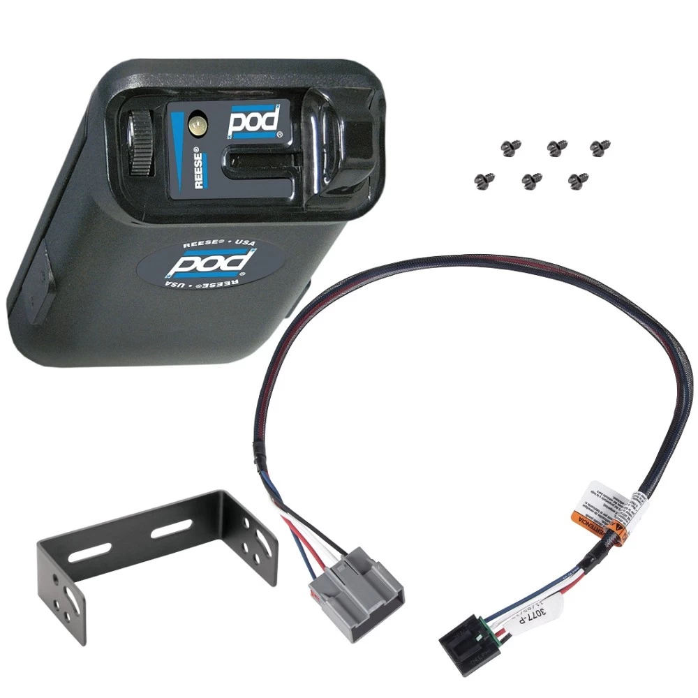 Trailer Brake Control for 18-21 Ford Expedition w/ Plug Play Wiring Adapter Eletric Trailer Brakes Module Box Controller Pro Series POD