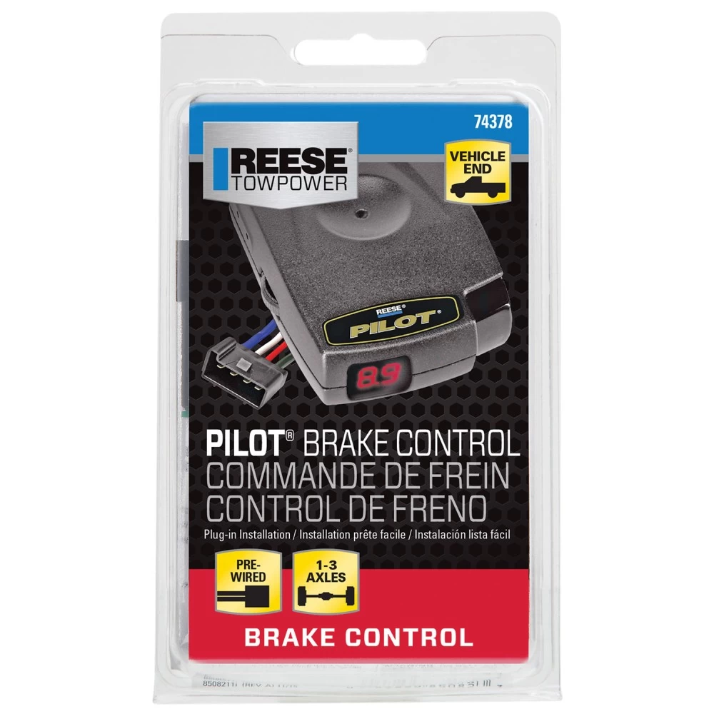 Reese Pilot Trailer Brake Control for 03-06 Chevy Suburban 1500 2500 Electric Trailer Brakes Module Box Controller 1-3 Axle