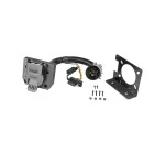 Custom Fit Trailer Hitch7-Way Wiring Harness (Plug & Play)5" Drop Ball Mount 2-5/16" and 2" Chrome Ball Dogbone Style Towing Lock Installation Hardware Installation Instructions 45516 74682 45123 63836 63830 63252 Draw-Tite Trailer To Class 5 Trailer Tow Hitch For 02-17 F-350 F-450 F-550 Super Duty Cab & Chassis w/ 7-Way Wiring 2-5/16" and 2" Balls 5" Drop Mount and Towing Lock