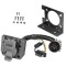 Trailer Hitch Tow Package w/ Tekonsha Prodigy P3 Brake Control For 07-13 Chevy Silverado GMC Sierra 1500 w/ Dual 2" and 2- 5/16" Ball 4" Drop Mount 7-Way Pin Blade RV Controller