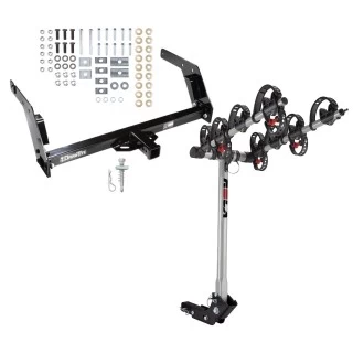 Trailer Tow Hitch For 84-95 Toyota Pickup Except T-100 w/ 4 Bike Carrier Rack
