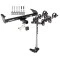 Trailer Tow Hitch For 67-04 Dodge D/W Series Dakota Ford F-100 150 250 350 Bronco 4 Bike Rack w/ Hitch Lock and Cover