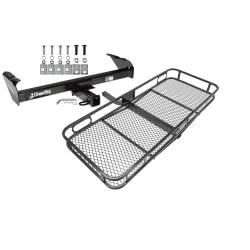 Trailer Tow Hitch For 73-96 Ford F-Series Bronco 1997 Heavy Duty 68-93 Dodge Ram 97-04 Dakota Basket Cargo Carrier Platform w/ Hitch Pin