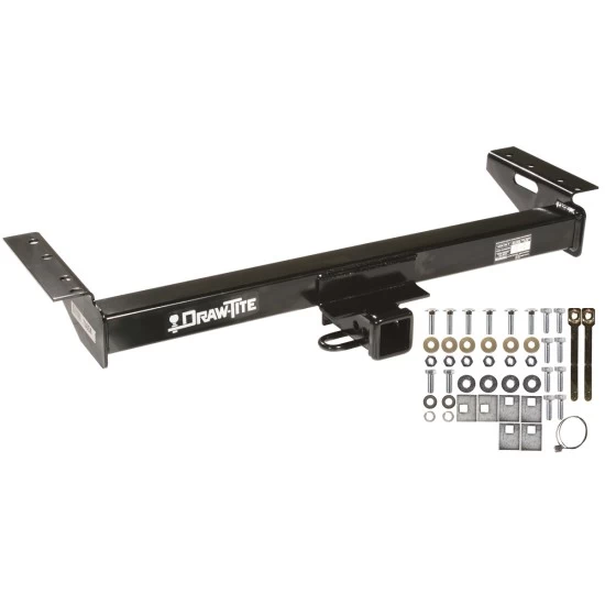 Trailer Tow Hitch For 84-90 Jeep Wagoneer 84-01 Cherokee Platform Style 2 Bike Rack w/ Anti Rattle Hitch Lock