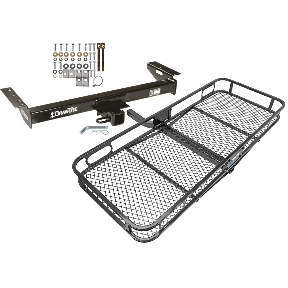 Trailer Tow Hitch For 84-90 Jeep Wagoneer 84-01 Cherokee Basket Cargo Carrier Platform w/ Hitch Pin