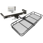 Trailer Tow Hitch For 84-90 Jeep Wagoneer 84-01 Cherokee Basket Cargo Carrier Platform w/ Hitch Pin
