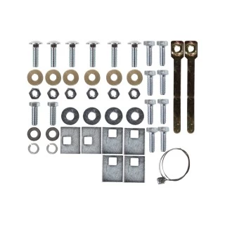 Trailer Tow Hitch Hardware Bolt Fastener Kit For 84-90 Jeep Wagoneer 84-01 Cherokee Class 3 2" Towing Receiver