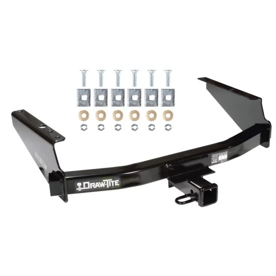 Trailer Tow Hitch For 97-03 Ford F-150 2004 Heritage 97-99 F-250 Light Duty Platform Style 2 Bike Rack w/ Anti Rattle Hitch Lock