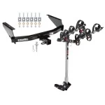 Trailer Tow Hitch For 97-03 Ford F-150 2004 Heritage 97-99 F-250 Light Duty w/ 4 Bike Carrier Rack