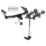 Trailer Tow Hitch For 97-03 Ford F-150 2004 Heritage 97-99 F-250 Light Duty 4 Bike Rack w/ Hitch Lock and Cover